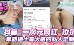 抖音二次元网红汐尔早期遭土豪大哥的私人定制