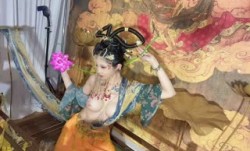 ✿高端顶级✿稀有贵圈极品Cospaly推特女神▌钛合金TiTi▌画中仙古色仙香酥乳玉体神秘地带欲血喷张55P1V