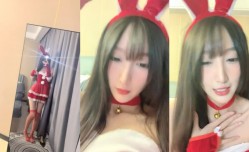 泡泡咕-情趣红丝兔女郎-1