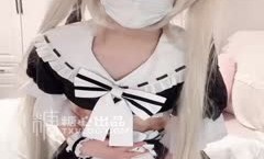 ✿萝luo莉少女✿妹mei控福音Cosplay女仆装▌小晗喵▌妄想哥哥的大肉𝕄𝕚𝕤𝕤𝔸𝕍rou棒激攻鲜嫩粉[fen]穴哥哥快插进来好大好粗